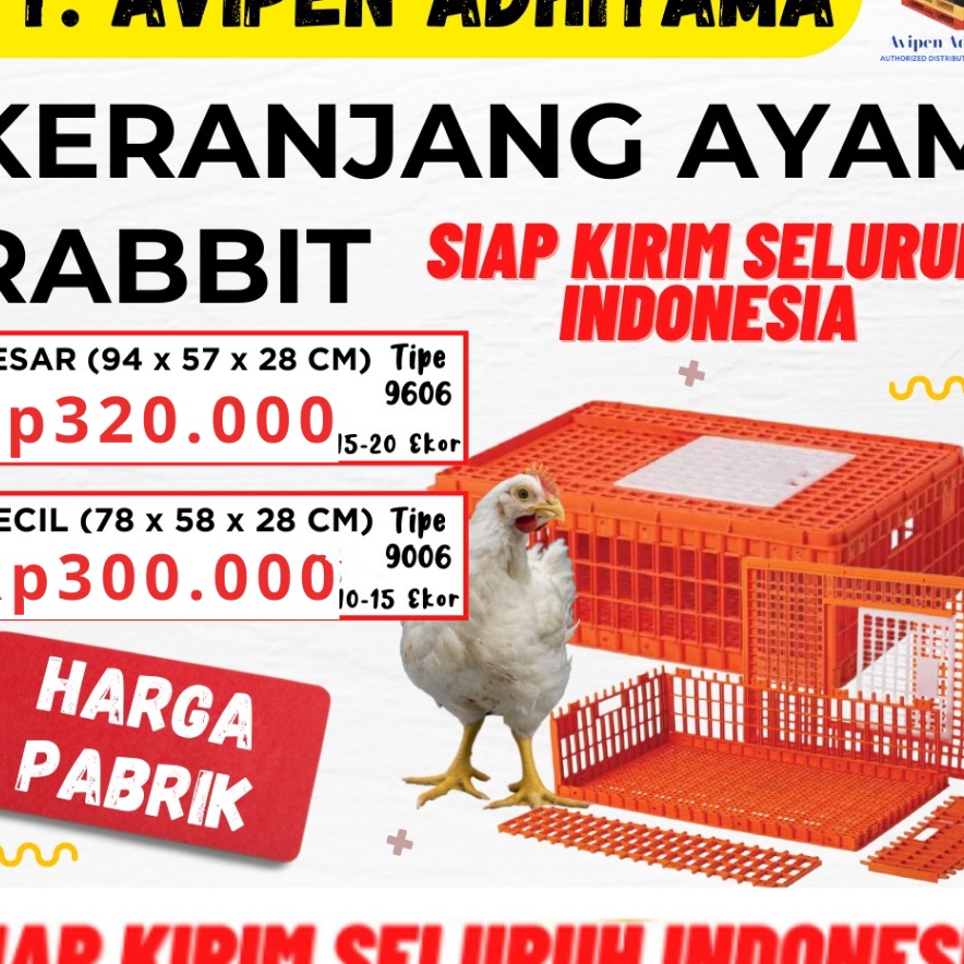 Big Sale Keranjang Ayam Rabbit Plastik Ukuran Besar Dan Kecil Original Termurah Langsung Dari Pabrik