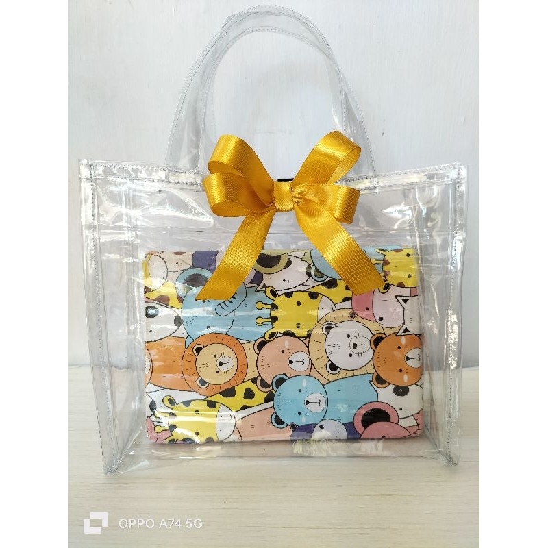 

TAS MIKA TRANSPARAN CANTIK, MEWAH,MURAH | TOTE BAG MIKA | TAS SOUVERNIR ULANG TAHUN | TAS PARCEL | TAS HAJATAN | TAS BINGKISAN(tebal mika pvc 0.20s)