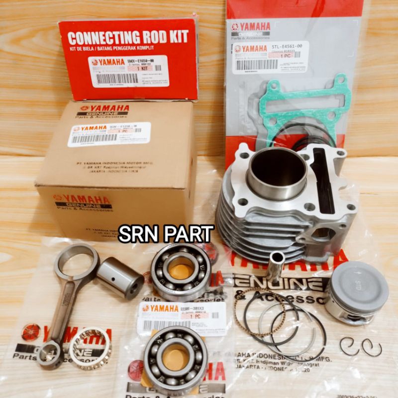 Paket Blok Seher Komplit+Bearing Kruk As Yamaha Mio lama/Mio Smile/Mio Sporty/Mio Soul Karbu/Fino Ka