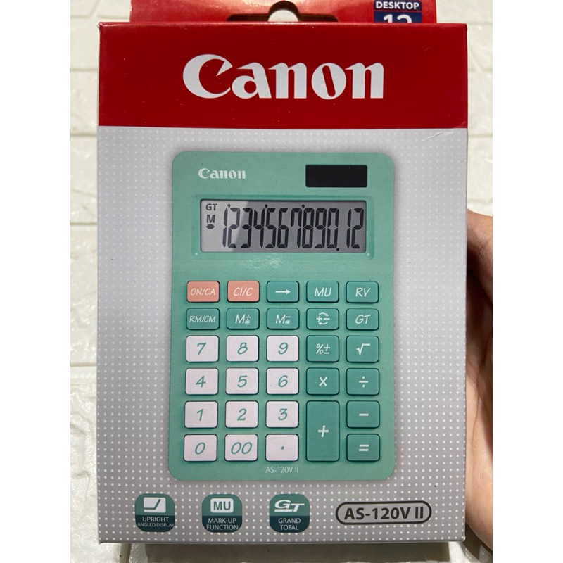

Kalkulator Meja Canon AS-120V II Office Desktop 120V / 12 DIGIT