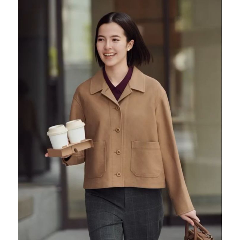 Jersey Relax Jacket Uniqlo (Jaket Outer Uniqlo)