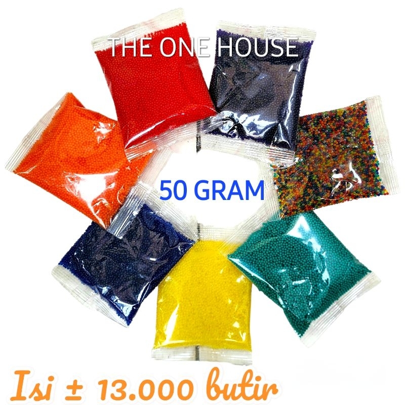 WGG WGB Peluru WATERGEL BLASTER refill ±13.000 butir 7-8MM Watergel gun hydrogel hidrogel PELURU PIS