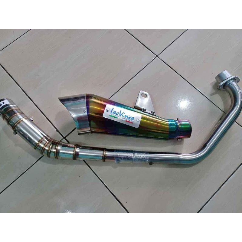 Knalpot Racing Leovince Pelangi Pnp Sonic Vixion R15v3 Gsx Byson Megapro Verza Cb Old