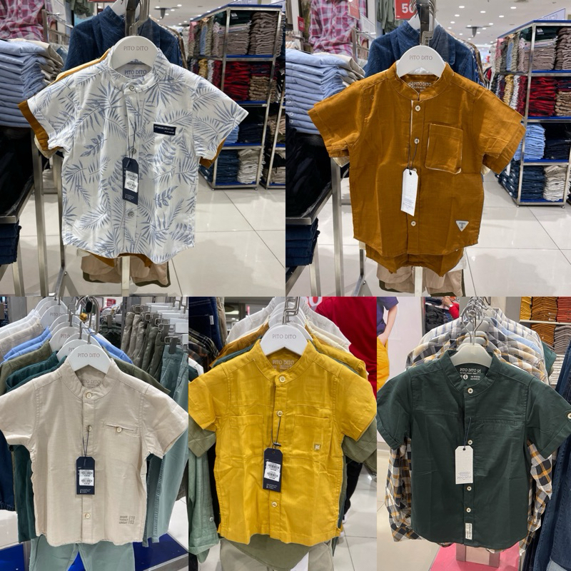 PITO DITO - Kemeja Koko Anak Laki-Laki (3-14 Tahun)