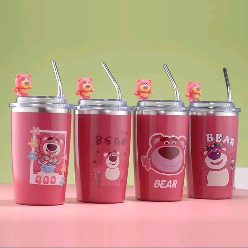 TFS Gelas Tumbler stainless lotso toy story 500ML