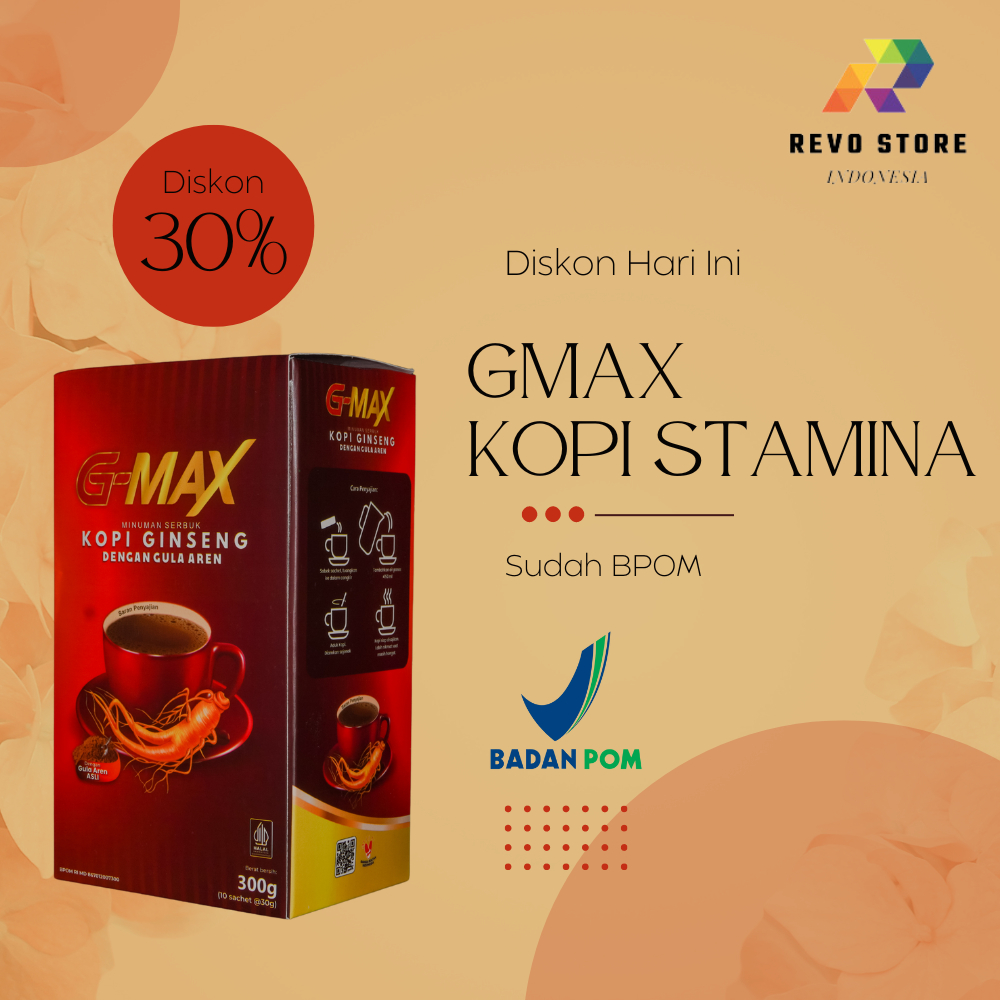 

Kopi G-MAX V-MAX Kopi Penambah Stamina Pria-WANITA Dewasa Tahan Lama Original BPOM Extra Gingseng Aman Ampuh