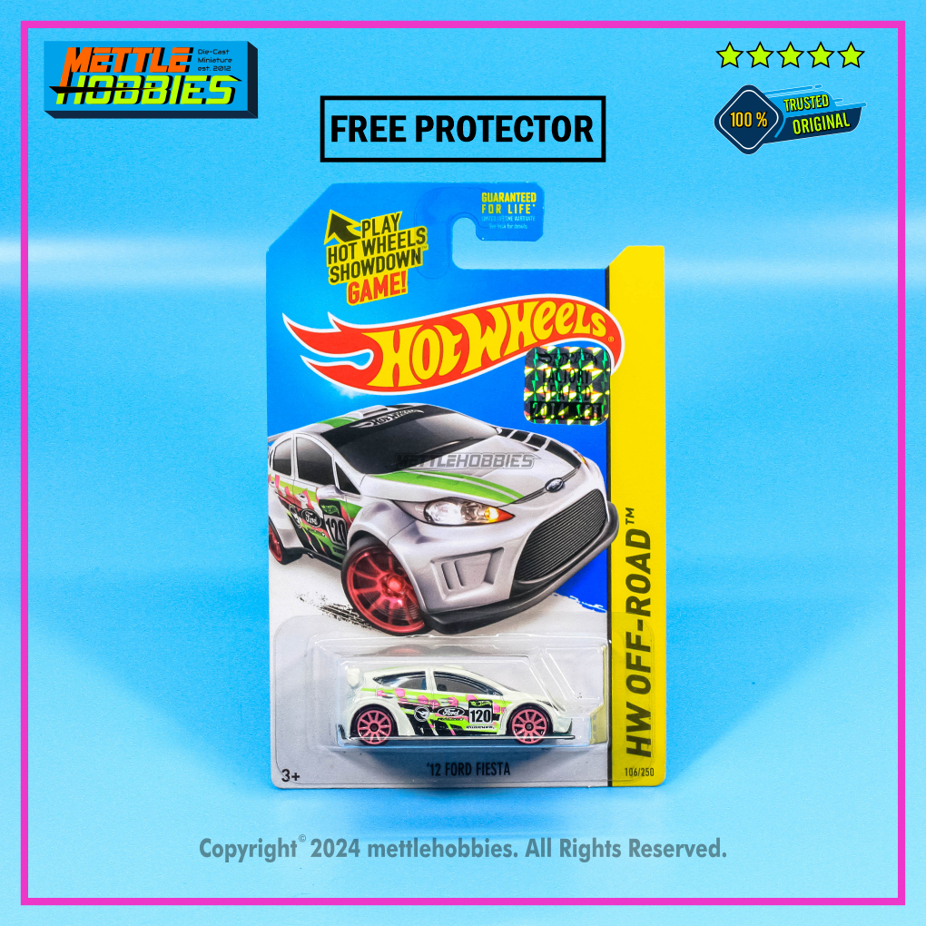 Hot Wheels 12 Ford Fiesta Diecast Miniatur Replika Mobil 1:64