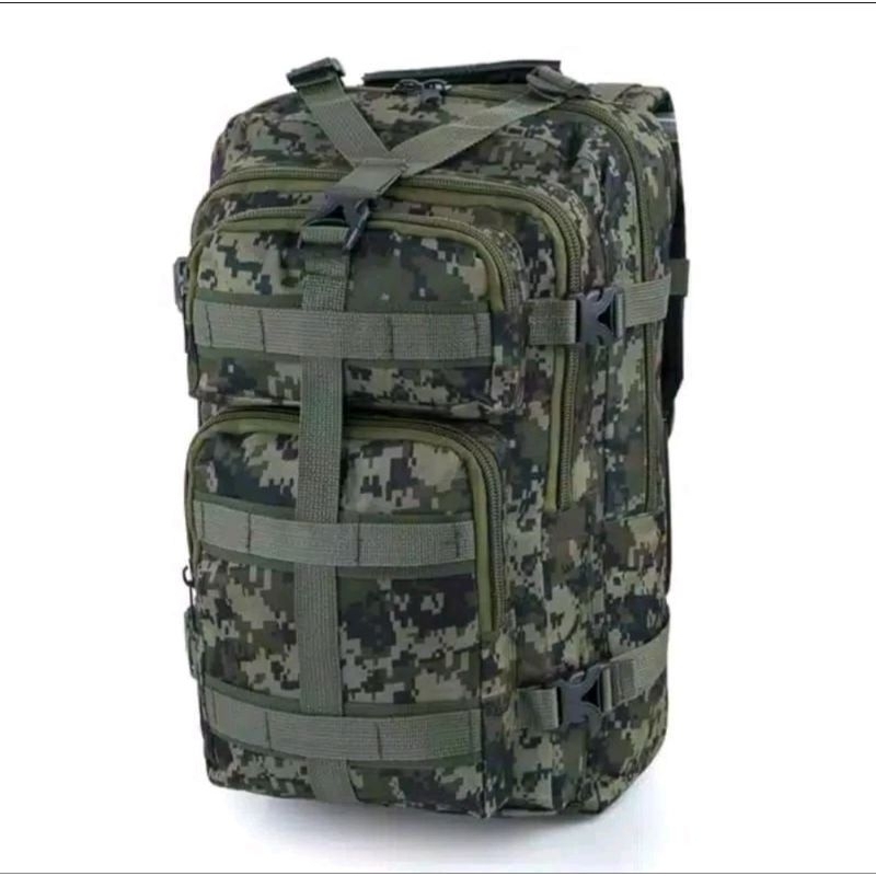 Tas Ransel Tactical 30 liter Pria Multifungsi tas militer tentara loreng komando abri libanon