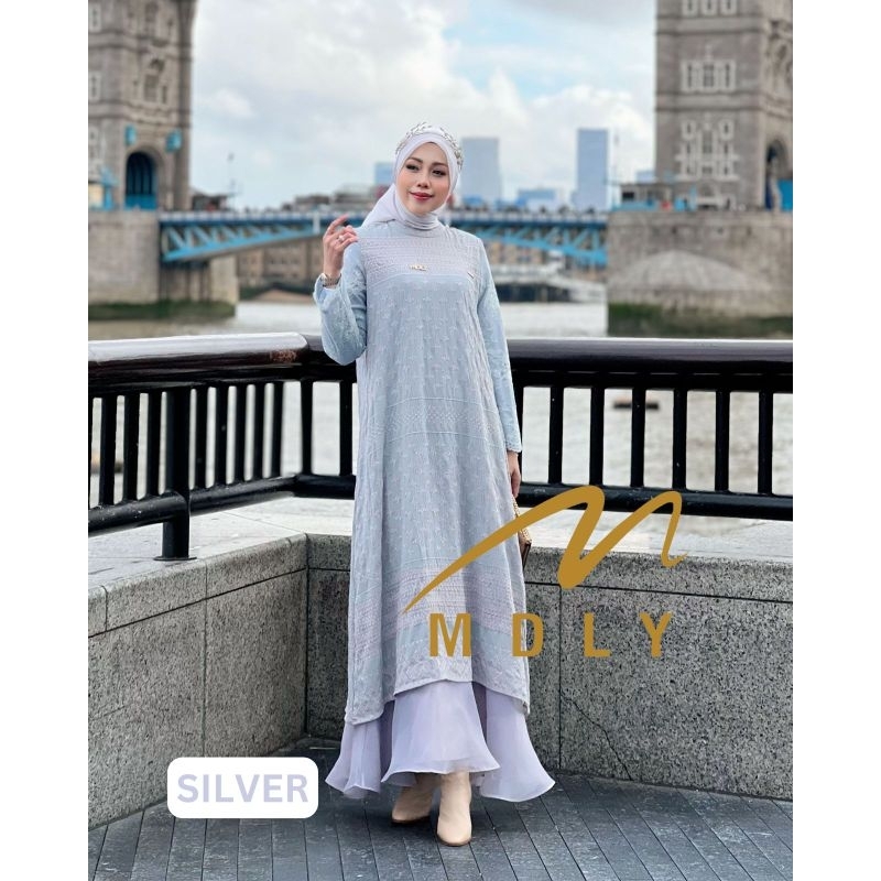 AFSHA DRESS GAMIS WANITA RAYA SERIES COLLECTION BY MDLY