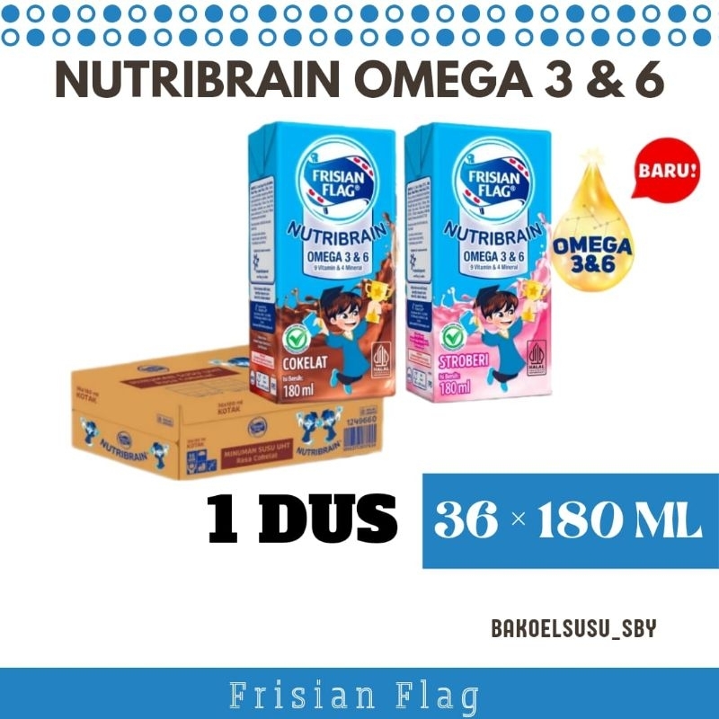 

Frisian Flag Omega 180 ml × 36 pcs (1 Karton)