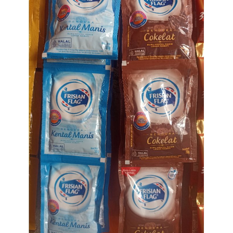 

susu bendera/frisian flag sachet