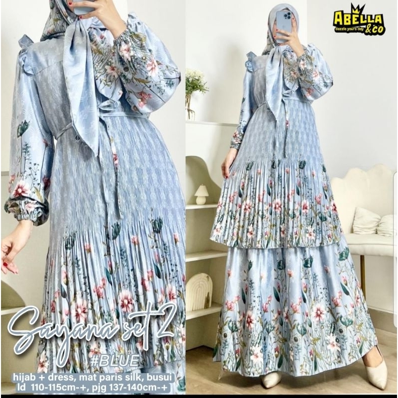 SAYANA SET 2 BY ABELLA  ( FREE HIJAB)/   ELLEN DRESS BY SIGNADILA/ASFARA DRESS #28 BY SIGNADILA/AVEN