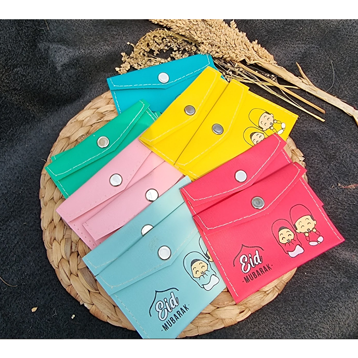 

(Dapat 12pcs) Amplop lebaran - Dompet amplop kancing mini lebaran