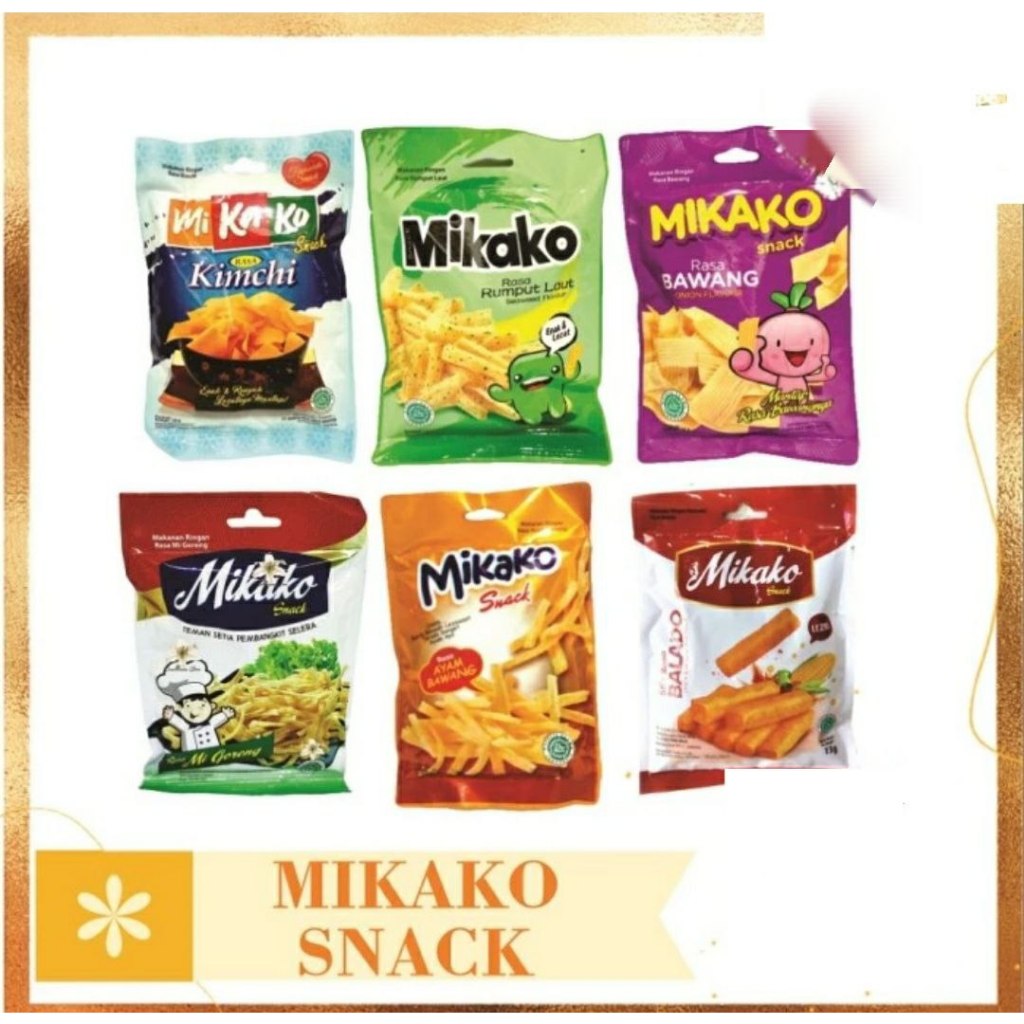 

Mikako Snack Varian Rasa Satuan/ Ecer - Kimchi