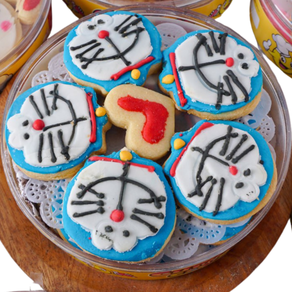 

COOKIES ROBOCAT BY CUPREME COOKIES | KUE KERING KUKIS COOKIES LEBARAN ANAK KARAKTER BENTUK KARTUN DORAEMON HALAL IMUT LUCU