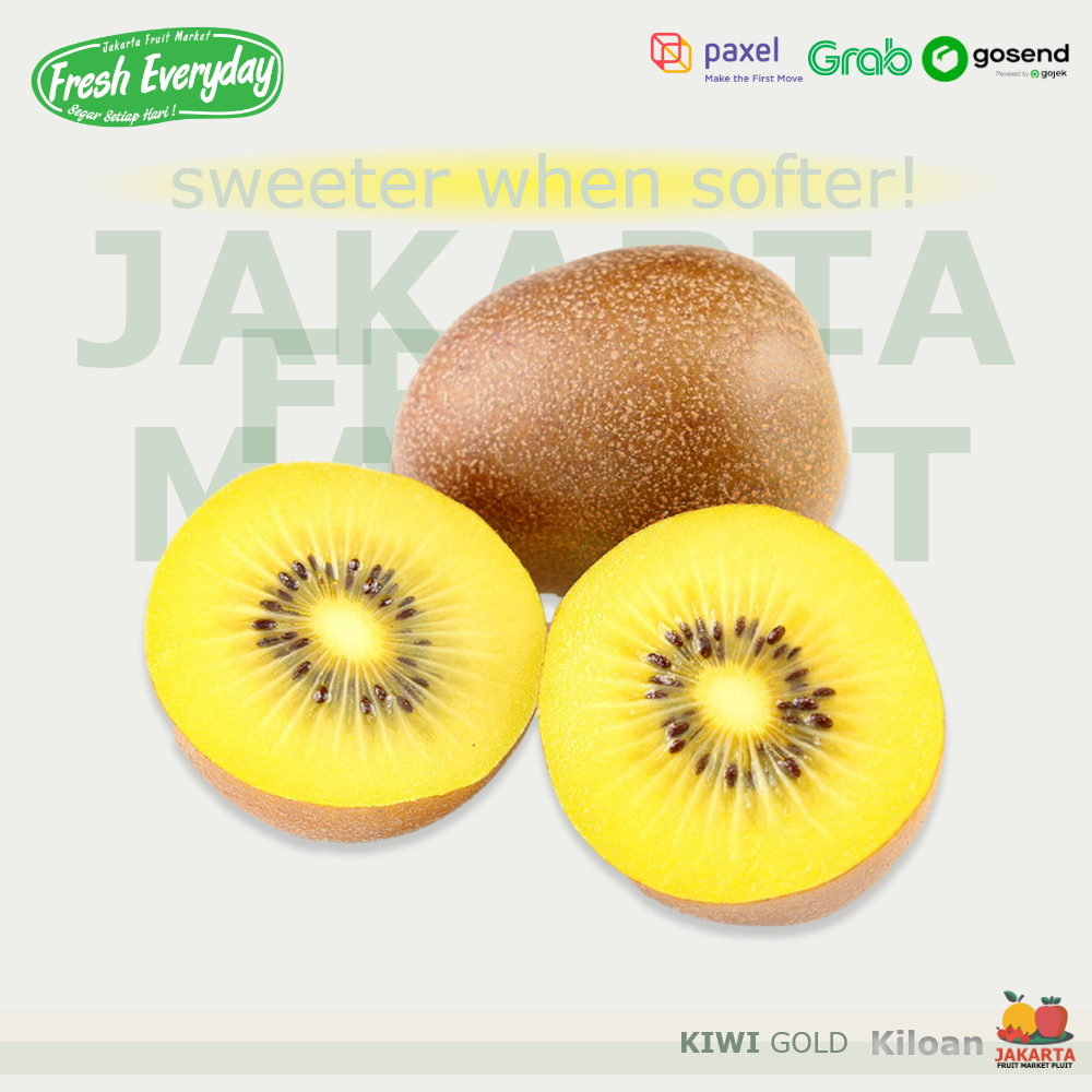 

ZESPRI KIWI GOLD buah kuning emas segar