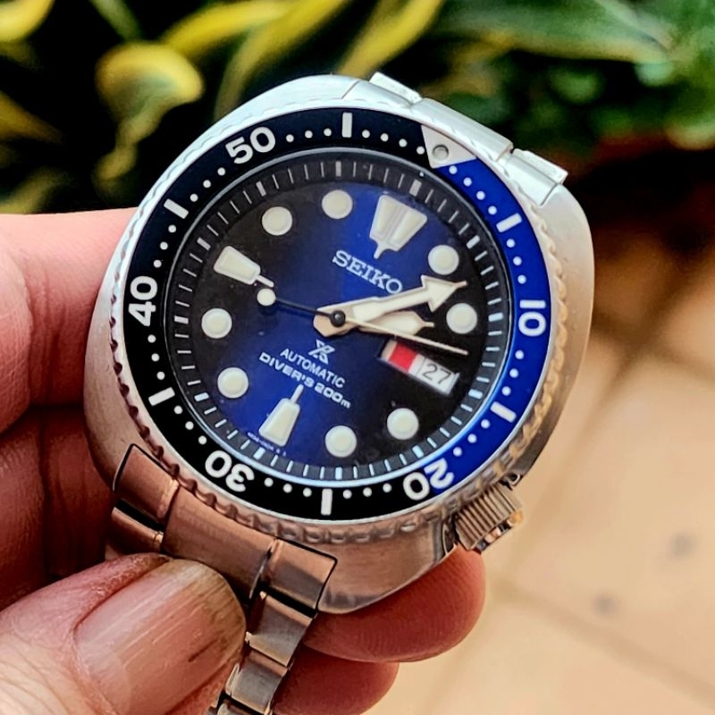Jam tangan Seiko Prospex Turtle SRPC25K1 Diver Automatic  Dark Knight Batman SRPC25 ORIGINAL