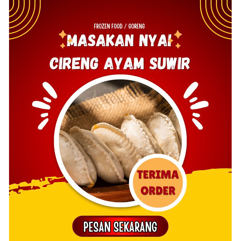 

CIRENG AYAM SUWIR ISI 5 HALAL MAKANAN MURAH BERKUALITAS