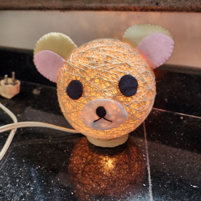 Lampu lampion benang karakter - Rilakkuma
