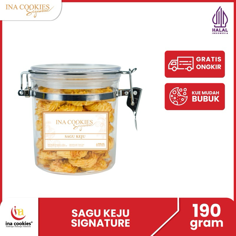 

Ina Cookies Kue Kering Premium Sagu Keju Signature