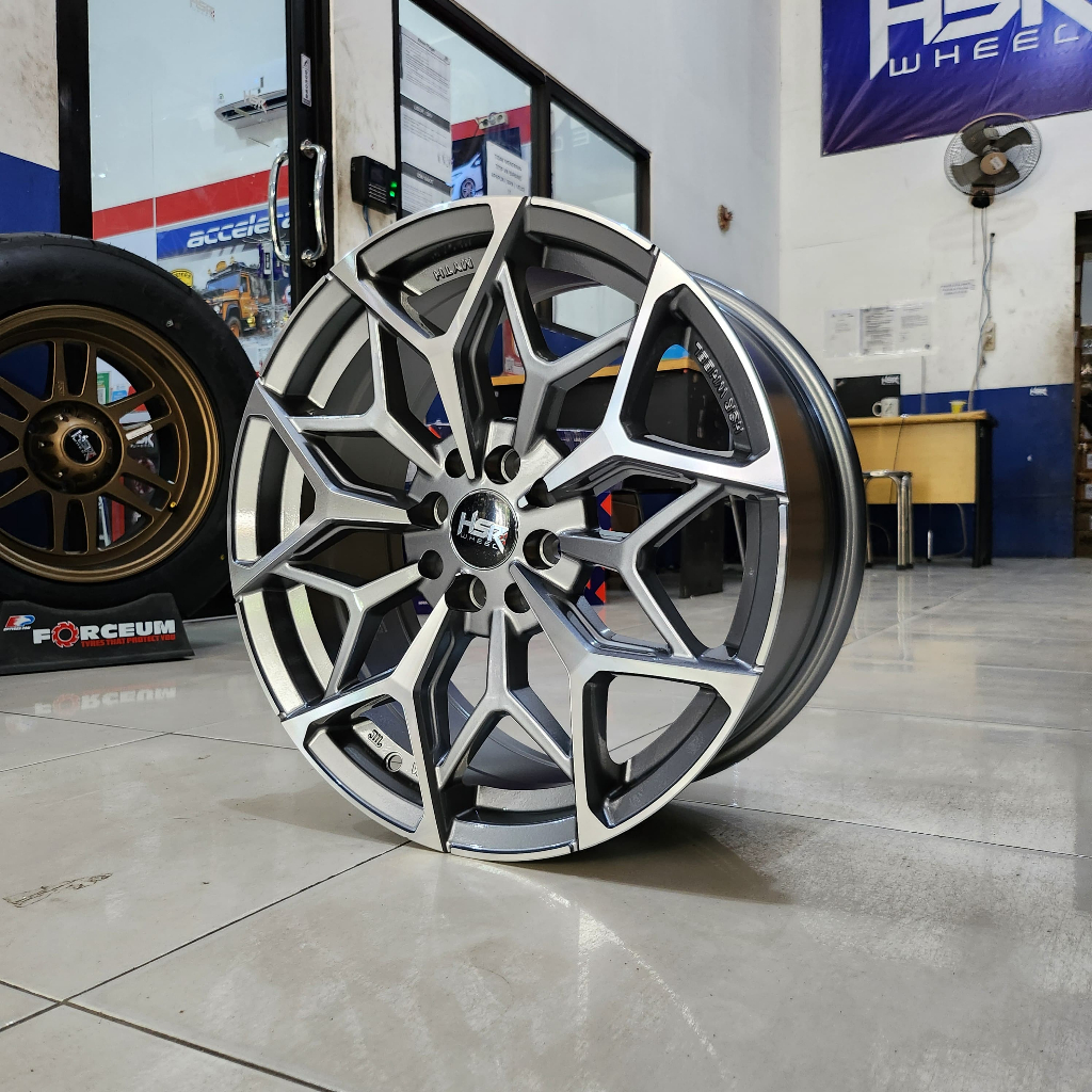 Velg R17 Yaris Mobilio Binguo Ev City Jazz Pelek HSR Myth01 Ring 17 - original vleg untuk mobil Yari