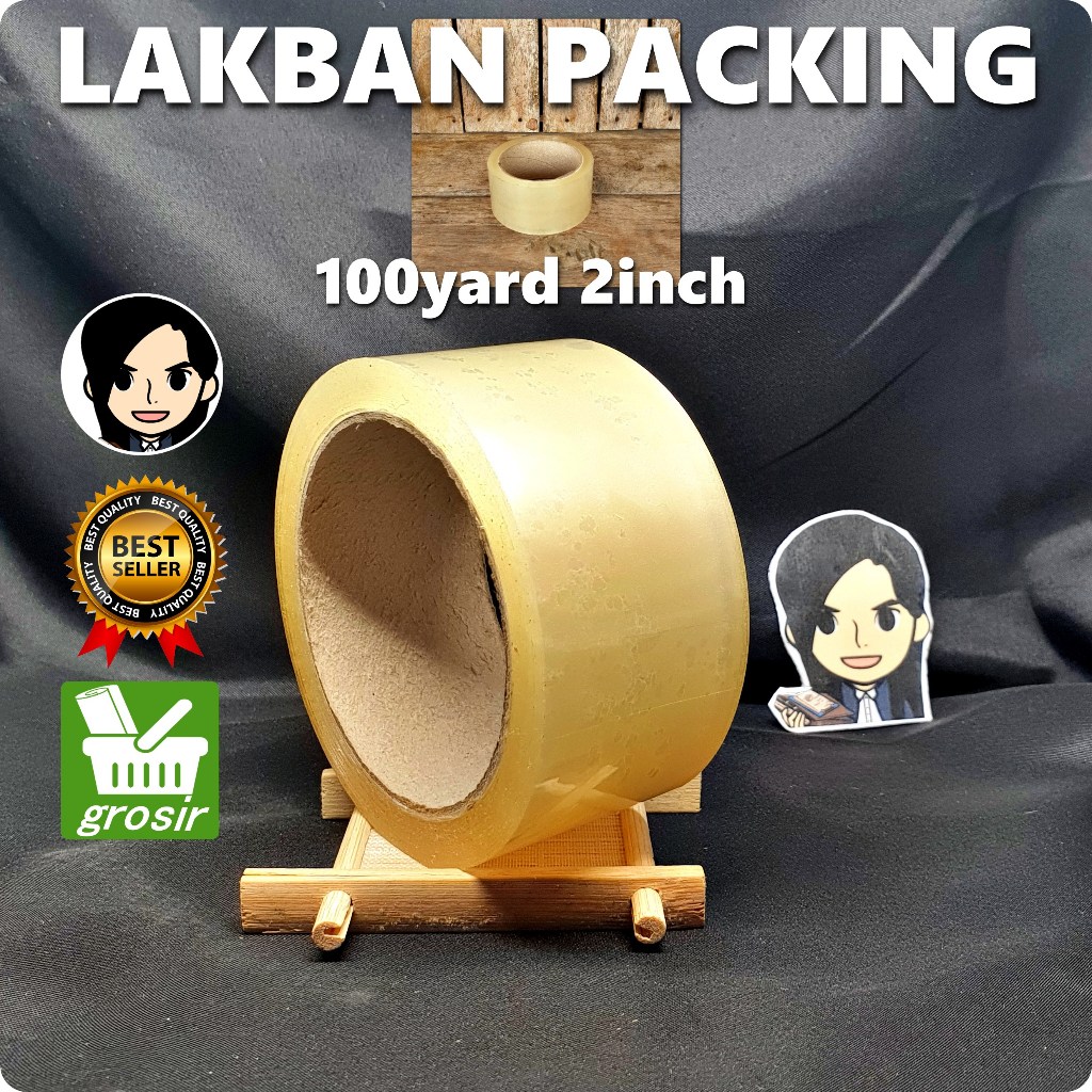 

LAKBAN Bening 2inch 48mm 100yard | PERLENGKAPAN OLSHOP PACKING