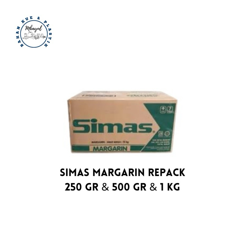 

(REPACK ATAU KEMAS ULANG) Simas Margarin 250gr 500gr 1kg