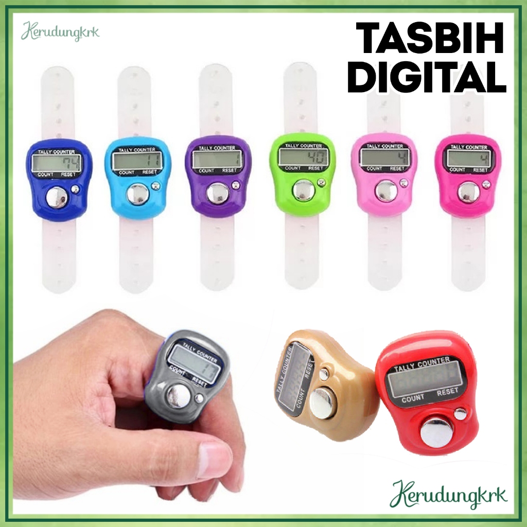 Tasbih Digital Alat Hitung Digital Counter Penghitung
