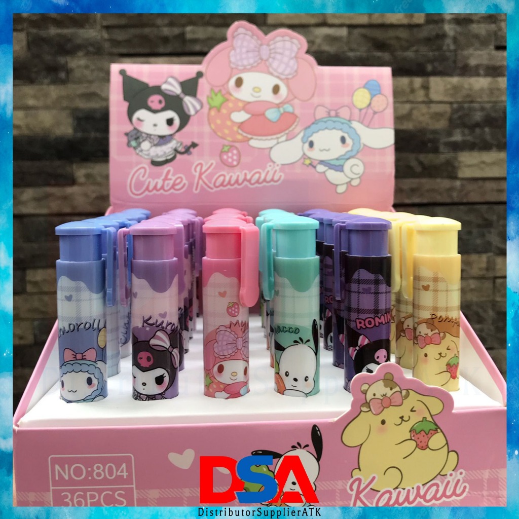

PENGHAPUS MEKANIK MOTIF SANRIO CUTE PENGHAPUS PENSIL TERBARU PENGHAPUS LIPSTIK