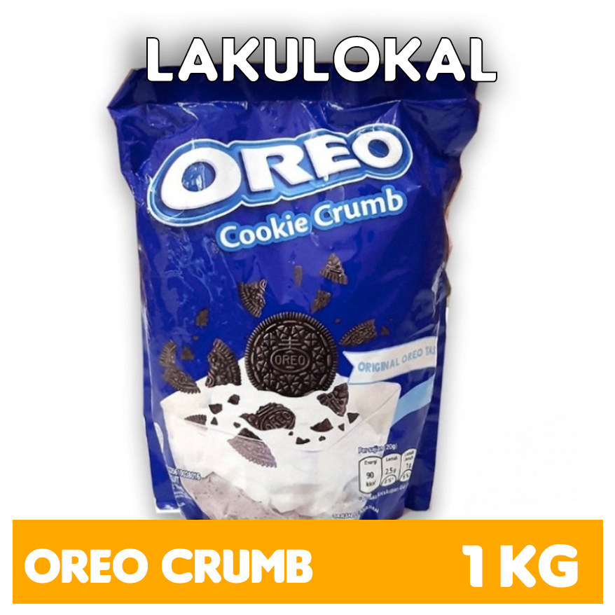 

Oreo Biskuit Cookie Crumb Pouch 1kg Termurah!