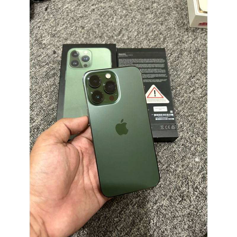iphone 13 pro 256gb ibox alpine green fullset ori