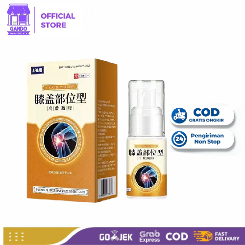 APGAR Lutut Gel Pereda Sakit Jinsheng Nyeri lutut Sendi Spray Tipe Lutut Xi Gai Bu Wei Xing isi 30ml
