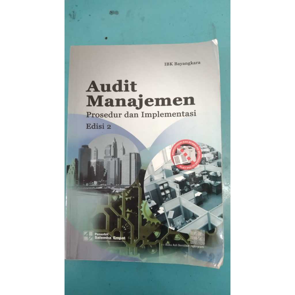 

Buku Audit Manajemen Prosedur dan Implementasi Edisi 2 Buku Bekas