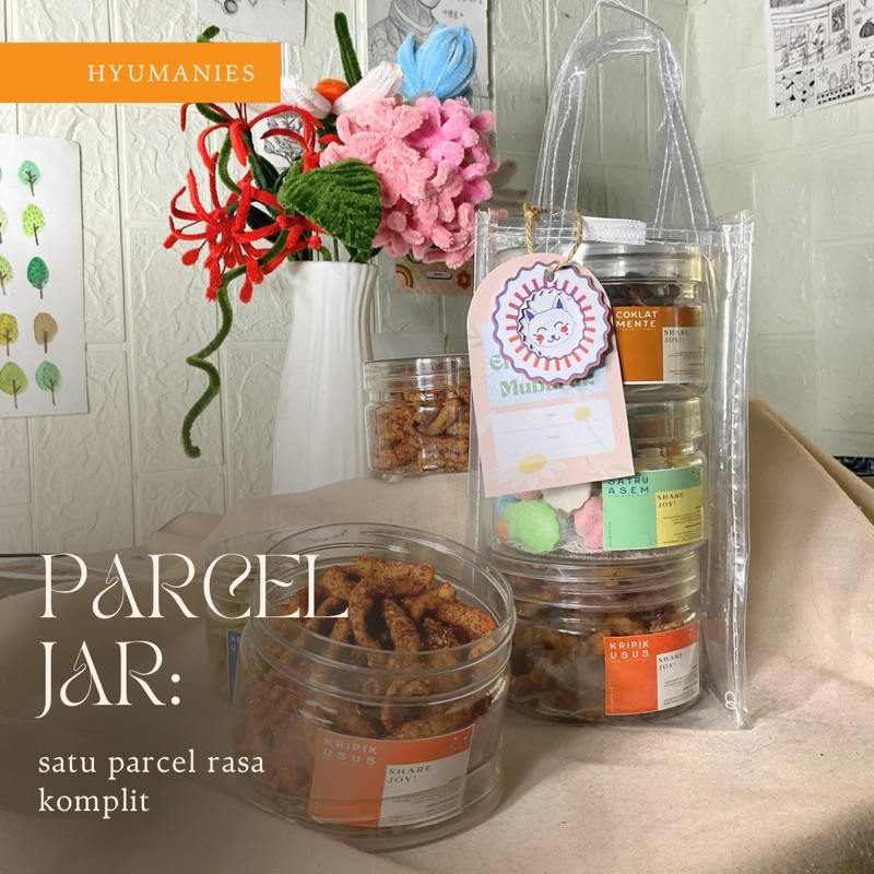 

HAMPERS HARI RAYA| PARCEL MIKA TRANSPARANT KEKINIAN| PARCEL JAR 350ML