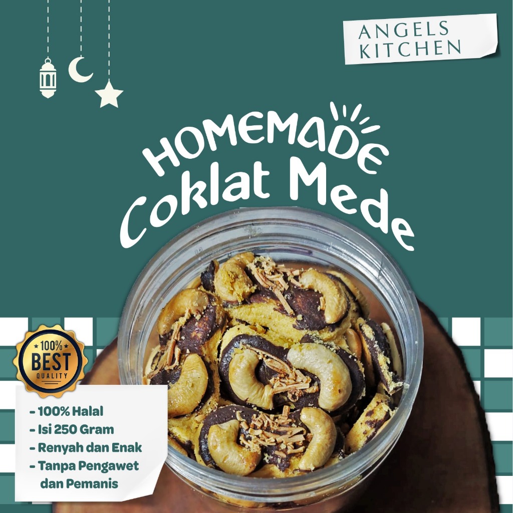 

Kue Kering Coklat Mede Premium Home Made Toples 250gr Kue Lebaran Enak