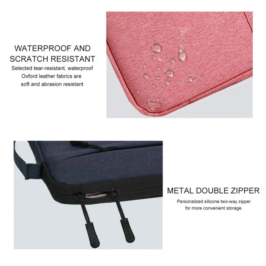 MH - Tas Laptop Macbook Pro / Air 13-14 inch Bahan Fabric Anti Air TLF8