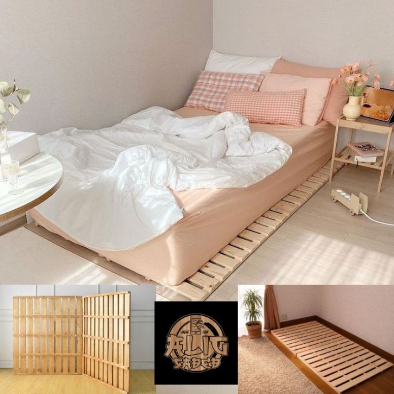 Limited Product Alas Tempat Tidur Palet Kayu Jati Belanda  Dipan Kasur Kayu Palet Jati Belanda  Tata