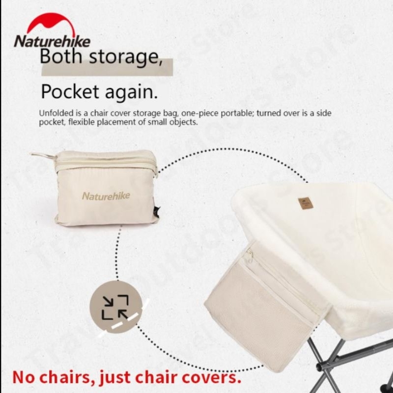 CHAIR COVER NATUREHIKE PNH22PJ153//SARUNG KURSI
