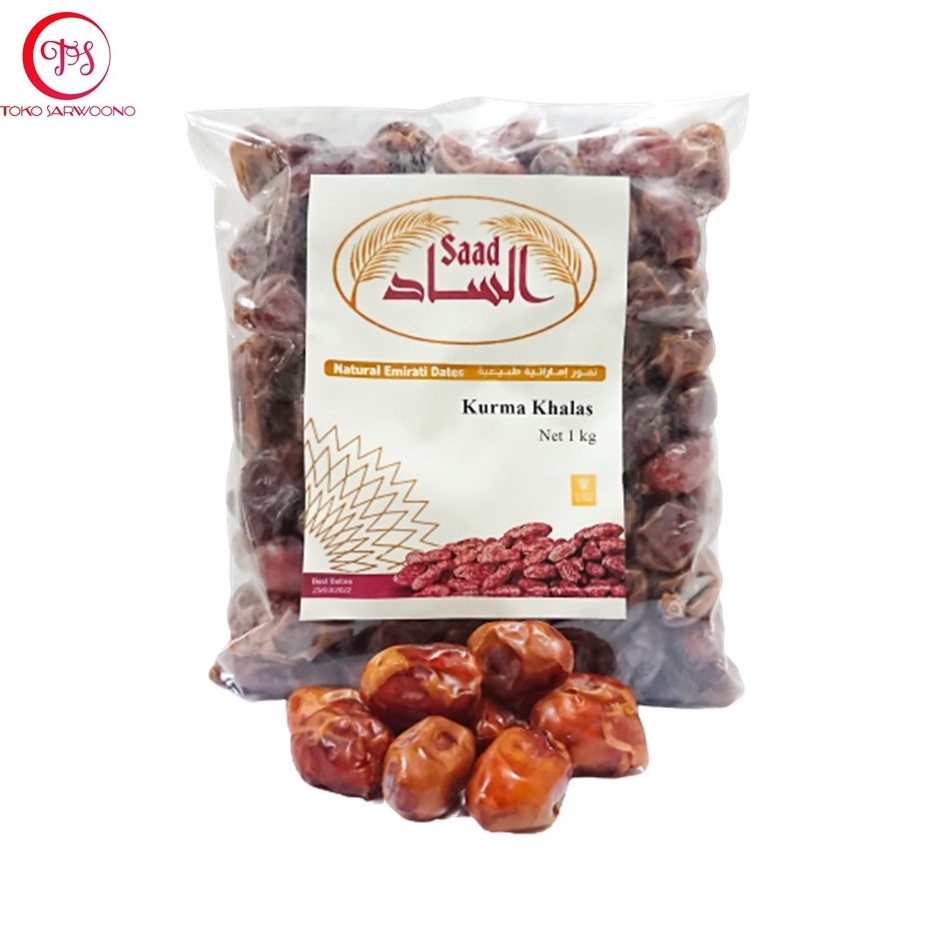 

SKG862 Realpct Kurma Khalas Saad 1 kg Kholas Al Saad Dates