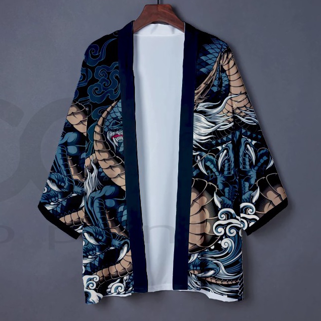 ART W43D kimono pria jepang tradisional casual naga