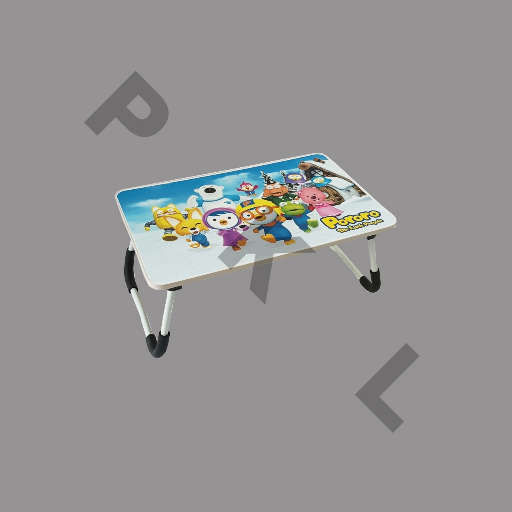 meja belajar anak ukuran kecil 48x30cm / meja lipat / meja belajar lipat / meja anak karakter / meja