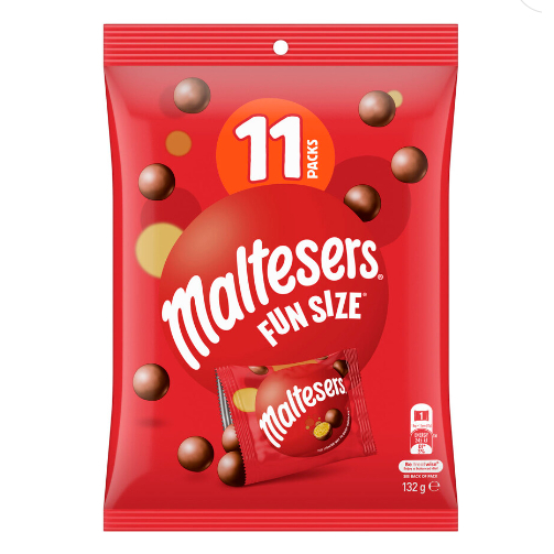 

Maltesers Milk Chocolate Party Share Bag 11 Piece | 132g