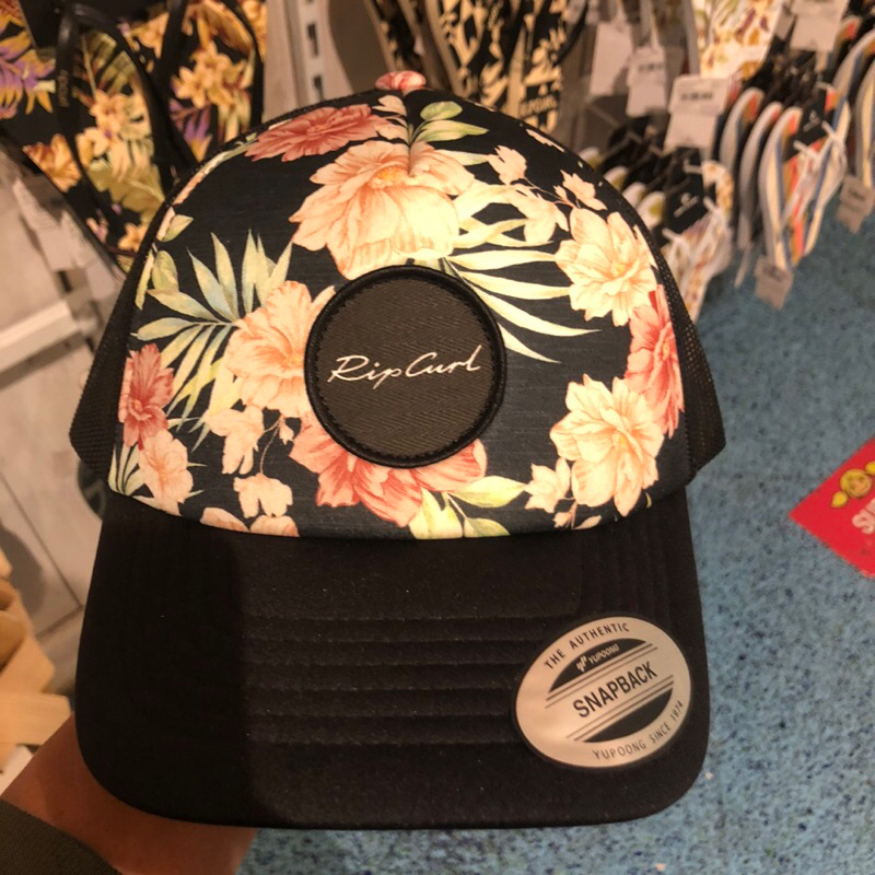 topi wanita rip curl original sol seeker trucker cap blak