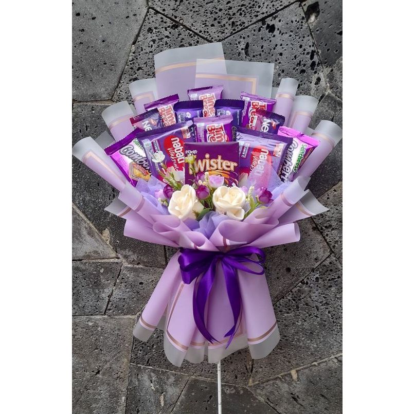 Buket jajan||buket snack||buket coklat||hadiah||buket