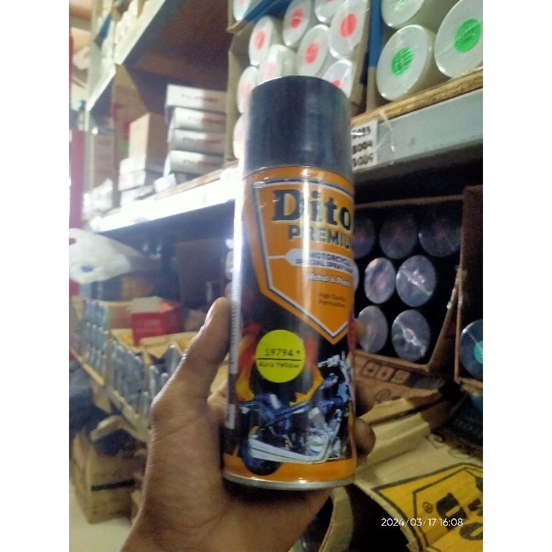 Diton Premium S9794 * / AURA YELLOW / KUNING / WARNA SUZUKI / Cat Velg / Cat Blok Mesin / Cat Body M