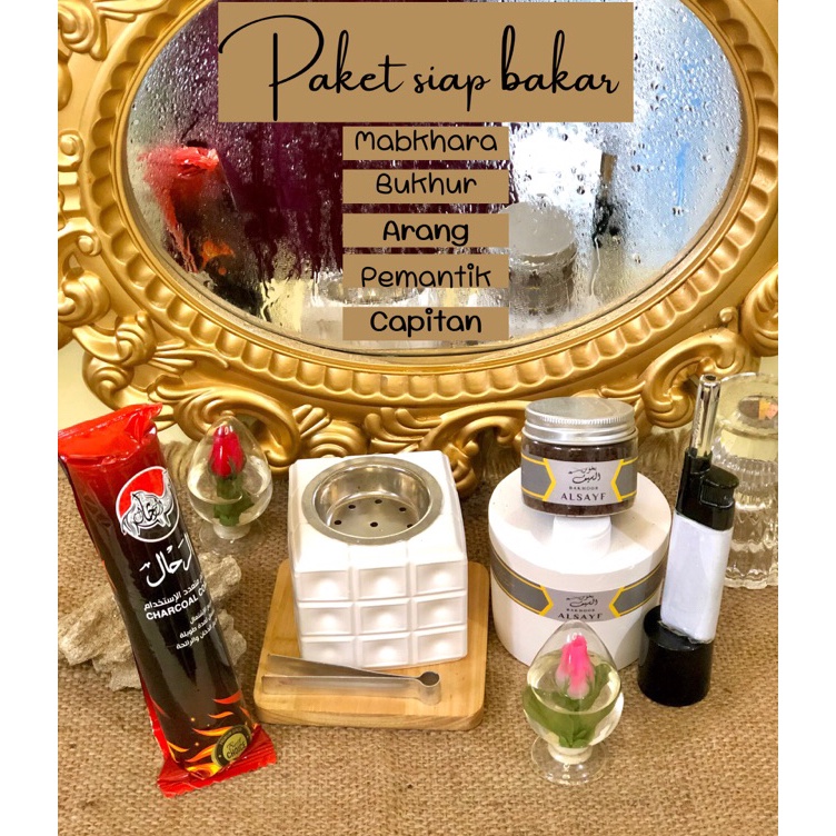 ART E63H PAKET SIAP BAKAR  paket bukhurMabkhara  paket dupa tempat bukhur arab paket bakhoor  prapen