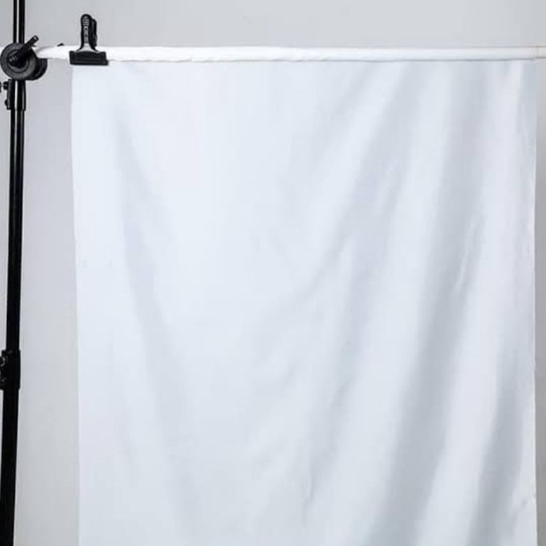 PALING DIMINATI Background Foto Backdrop Foto  Kain Putih Background Perlengkapan Studio Foto