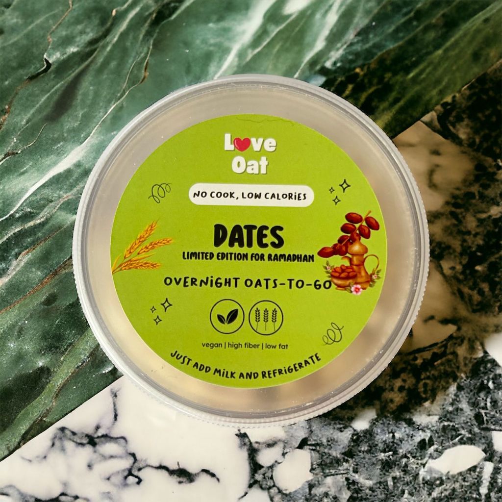 

Dates (Kurma) Overnight Oats | Limited Edition Ramadan