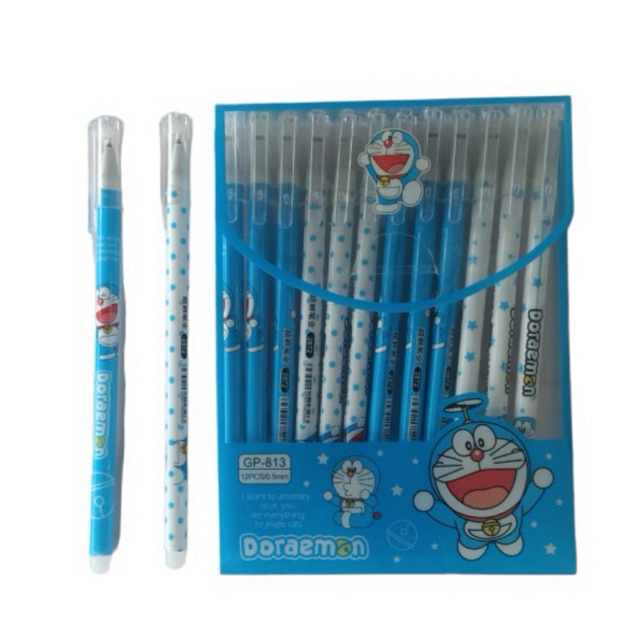 

(12pc) Pulpen Gel DORAEMON/ERASER PEN GEL DORAEMON KUCING