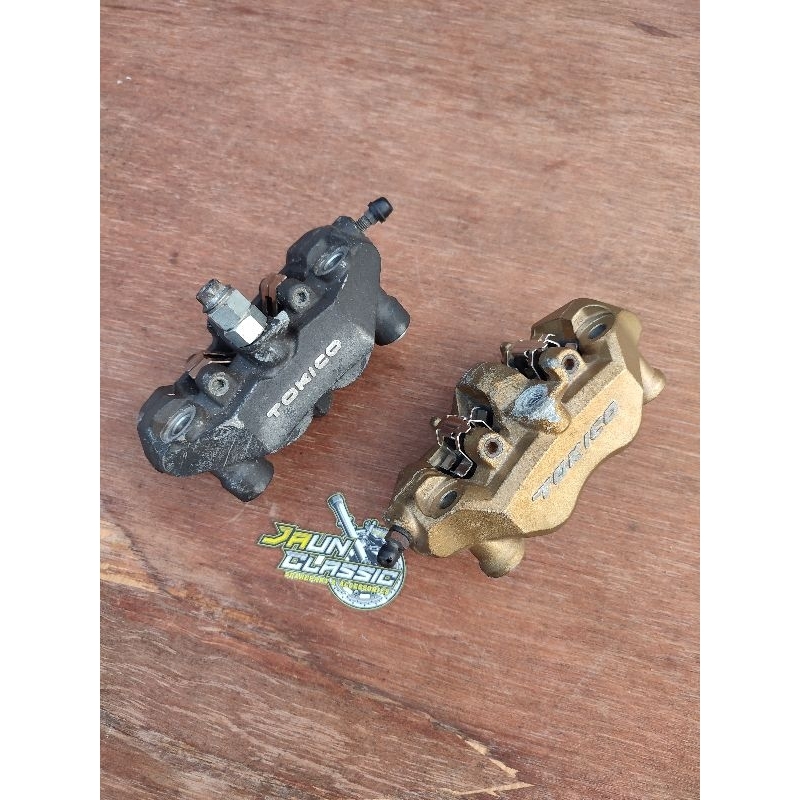 kaliper tokico gsx hitam kaliper tokico zx gold original / kaliper monoblok radial 4piston kaliper t